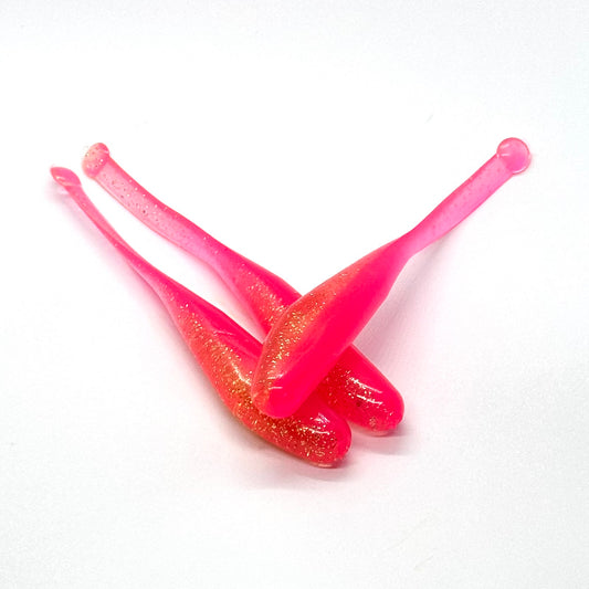 Ball Tail 5in Hot Pink N Gold