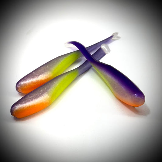 Ball Tail 5in Custom Painted Mardi Gras