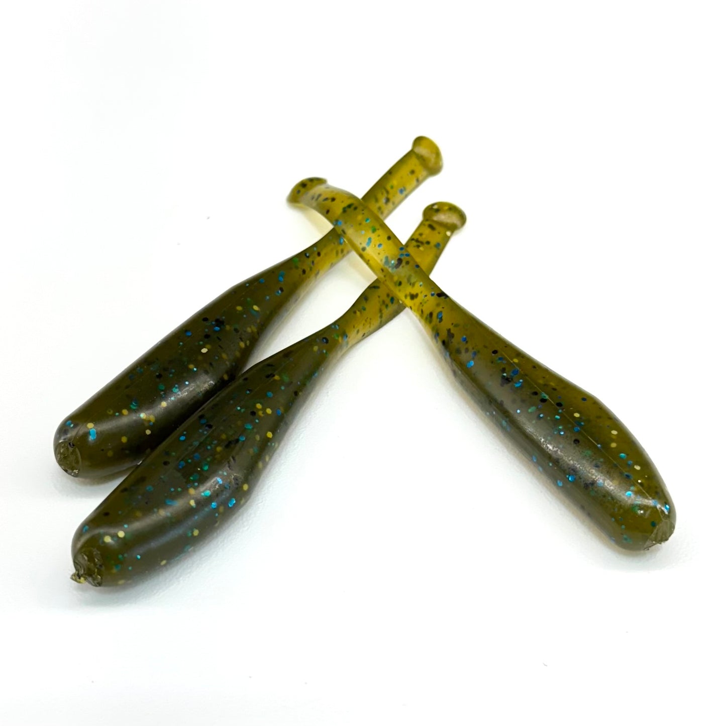 Ball Tail 5in Green Pumpkin Blue