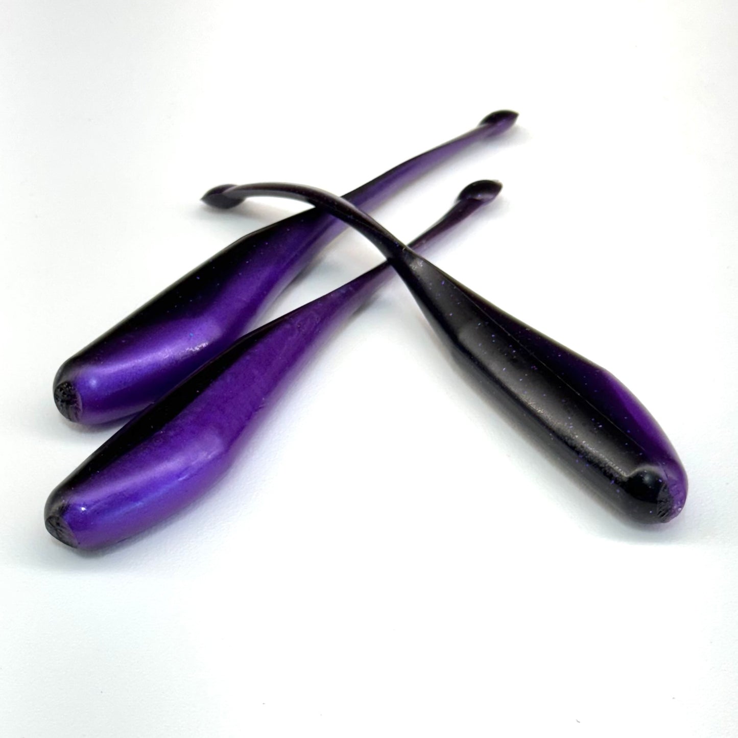 Ball Tail 5in Black N Purple