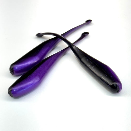 Ball Tail 5in Black N Purple